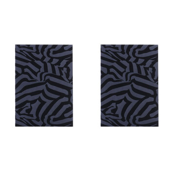 2PK Christian Lacroix A5 Riviera Workbook Black Flock