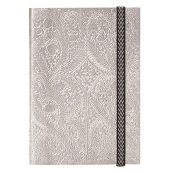 Christian Lacroix B5 Faux Leather Hardcover Paseo Journal Silver