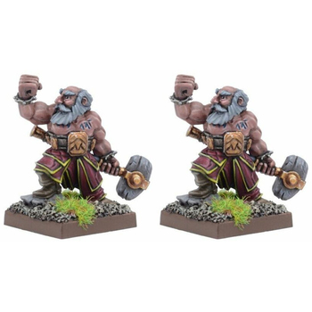 2PK Mantic Games Kings Of War Dwarf Stone Priest Miniature Toy
