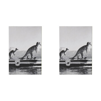 2PK Christian Lacroix NYT Layflat Pocket Book Dinosaurs On Hudson