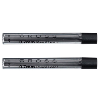 2x 15pc Cross Polymeric 0.7mm Pencil Lead Refills - Black