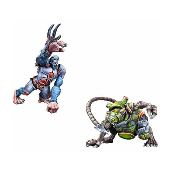 Mantic Games Overdrive Rival Pack Gnaw Vs Alpha Simian Tabletop Board Game