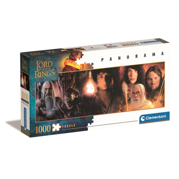 1000pc Clementoni Panorama The Lord Of The Rings Jigsaw Puzzle 98x33cm