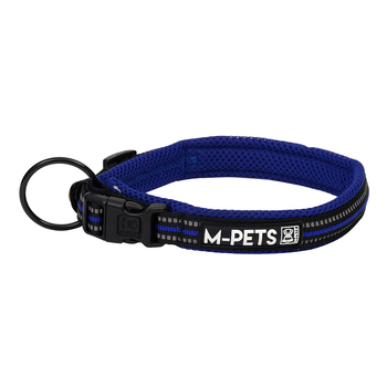 M-Pets Adjustable 50cm Hiking Soft Pet/Dog Neck Collar Medium Electric Blue