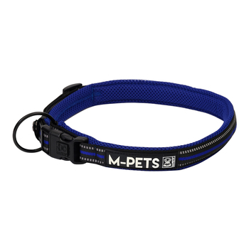 M-Pets Adjustable 75cm Hiking Soft Pet/Dog Neck Collar XL Electric Blue