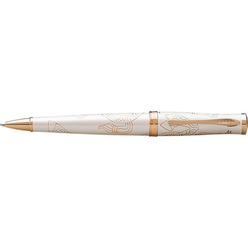 Cross Year ot Horse Ball Point Pen Sauvage Lacq/23KT - White