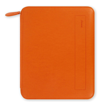 Filofax A5 Penny Bridge Zipped Folio Personal Organiser Tangerine