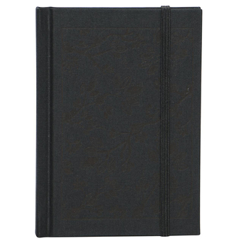 Lantern Studios A6 Journal/Notebook Hardcover Stationery - Foil Leaf/Black
