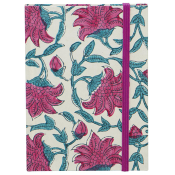Lantern Studios A6 Journal/Notebook Hardcover Stationery - Indian Coral Flower