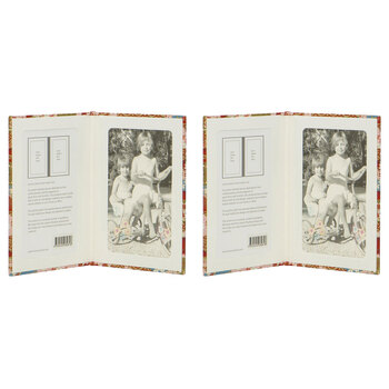 2PK Lantern Studios Japanese 6x4'' Portrait Photo Bi Frame Red Temple