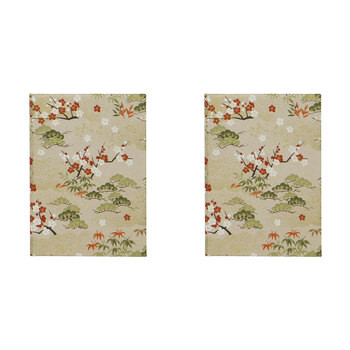 2PK Lantern Studios Japanese 6x4'' Portrait Photo Bi Frame Vanilla Garden