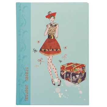 Lantern Studios Nelly Ryan Travel Journal Hardcover Holiday