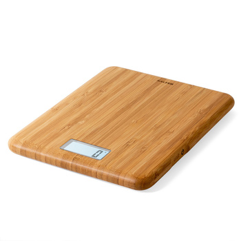Salter Eco Bamboo Wood Digital Electronic Cooking Scale