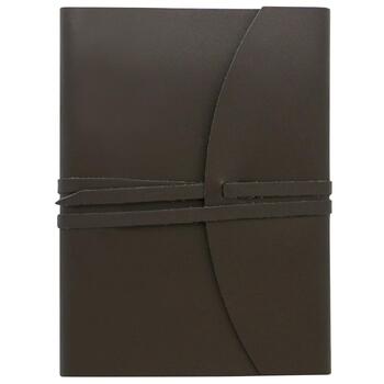 Scripto A5 Wrap Home Office Meeting Writing Journal Choc