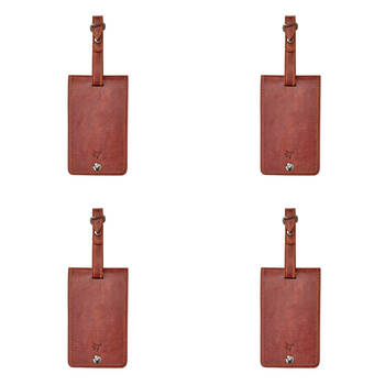 4PK Annabel Trends Gentlemans Luggage Tag Suitcase Identifier 12cm