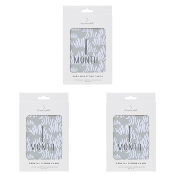 3PK The Peanutshell Madagascar Milestone Cards Baby Nursery Decor