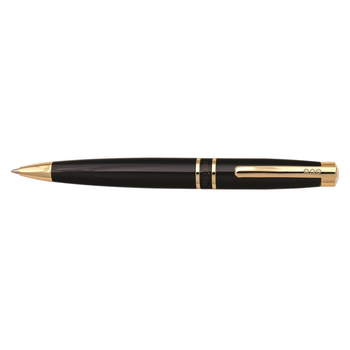Scripto Tribute Durable Home / Office Strationary Ball Point Pen Black / Gold