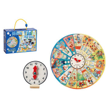 50pc Beleduc XXL My Day Puzzle Routine Education Round Kids/Children - 3y+