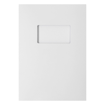 10pc Marbig Pro A4 Presentation Folder w/ Gloss Window - White