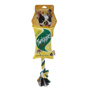 Paws & Claws Pet/Dog 38cm Twiggies Snacks Oxford Tugger Toy w/ Rope Assorted