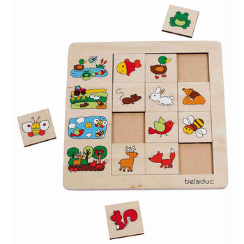 Beleduc Sorting Game Puzzle - Environment Educational Toy Kids/Children 3y+