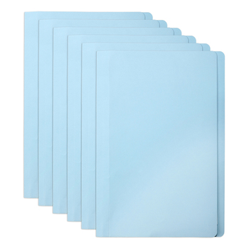 40pc Marbig Foolscap Manilla Folder Document Holder - Light Blue