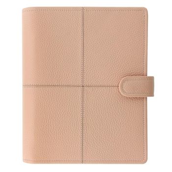 Filofax A5 Classic Stitch Personal Organiser - Soft Peach