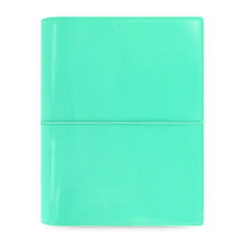 Filofax A5 Domino Patent Personal Organiser - Turquoise