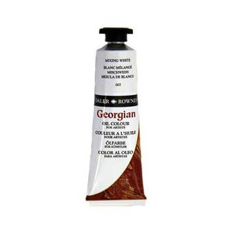 Daler Rowney Georgian Artist Oil Colour Painting Tube 225ml Mixing White