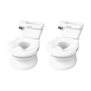 2PK Ingenuity My Size Potty Pro Toddler Toilet Training 18m+ White
