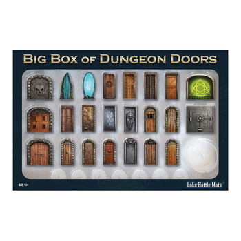 40pc Big Box of Dungeon Doors Acrylic Standee RPG Map/Board Game Accessory