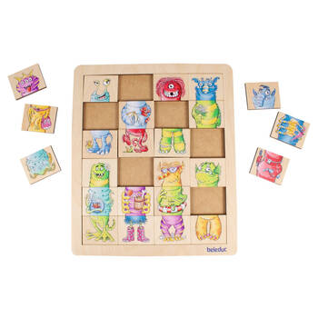Beleduc Match & Mix Monster Creative Play Educational Toy Kids/Children - 3y+