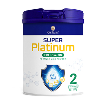 Oz Farm 800g Super Platinum Step-2 Follow-On Milk Powder Formula 6-12m