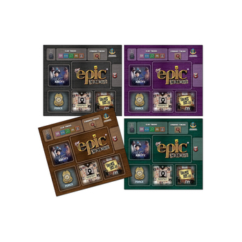 4pc Gamelyn Games Tiny Epic Crimes Neoprene Game Player Mats
