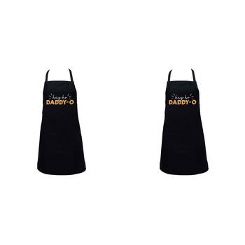 2PK Annabel Trends Cotton Screen Print Apron 60x80cm Hey Ho Daddy O