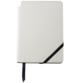 Cross A5 Lined Writing Journal w/ Leatherette Cover - White