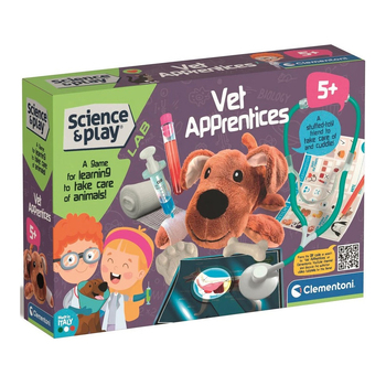 Clementoni Science & Play Vet Apprentices Kids Toy Pretend Playset 5y+