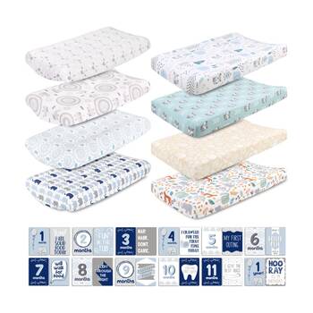 9pc The Peanutshell Bassinete Unisex Baby Bedding Bundle Multicoloured