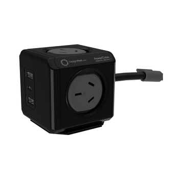 Design Nest Allocacoc Multiport Quick Charging Powercube - Black