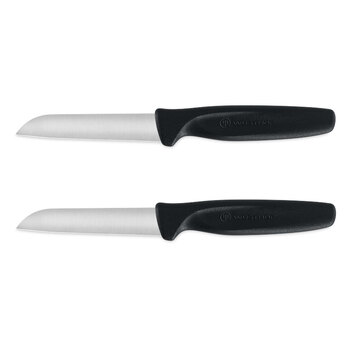 2PK Wusthof Create Bull Nose Paring Knife 8cm Blade - Black