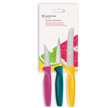3pc Wusthof Create Collection Kitchen Prep Knife Set