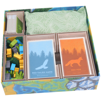 Folded Space Game Colour Inserts Divider Tray - Cascadia