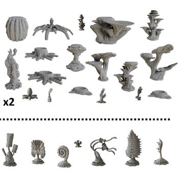 Mantic Games Terrain Crate RPG Scenery Set - Katakan IX