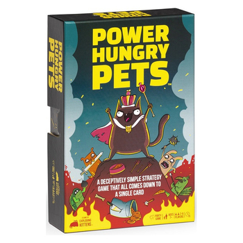Exploding Kittens Power Hungry Pets Strategy Card Game 2-6 Players 7y+