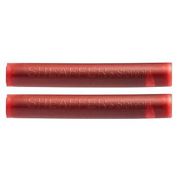 2x 5pc Sheaffer Skrip Fountain Pen Ink Cartridge Red
