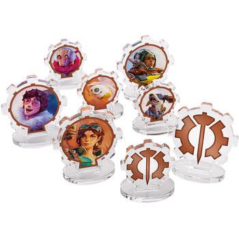 8pc Altered Gamegenic Acrylic Hero Figure Premium Standees - Axiom