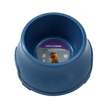 Paws & Claws Pet Essentials 350ml/16cm Elevated Bowl Small - Assorted