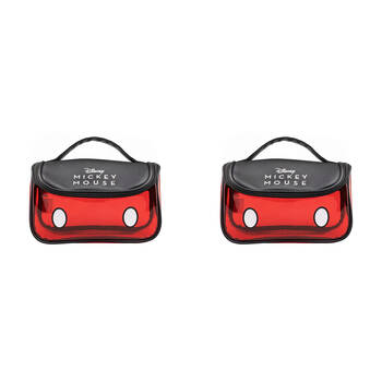 2PK Disney Mickey Mouse 22x13cm Multifunctional Cosmetic Bag