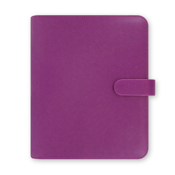 Filofax A5 Saffiano Personal Organiser Binder - Raspberry