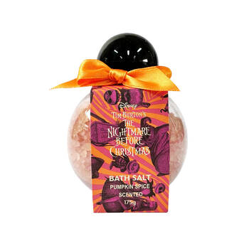 Disney The Nightmare Before Christmas 175g Bath Salts Pumpkin Spice Scent